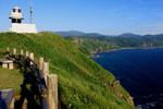 灯台のある風景、神威岬
