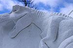雪まつりを撮る、巨獣たち　１